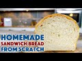 🍞 Easy Sandwich Bread Recipe  - Fluffy White Milk Bread Recipe - Glen & Friends Cooking