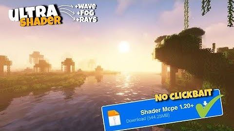 Shader For Minecraft Pe 1.20.81 || Best Ultra Realistic Shader For Mcpe 1.20