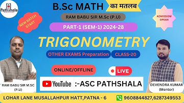 TRIGONOMETRY PART-1(SEM-1) BY RAM BABU SIR