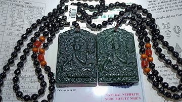 Mặt dây chuyền Phật đá ngọc bích rất đẹp 😍 868k 1 mặt dây chuyền có giấy kiểm định kèm theo