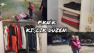 AİLECE PİKNİK 🧆 | KIŞLIKLARI ÇIKARTTIM 🧤🧥🧣 | DOLAP DÜZENİ