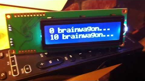 The Sparkfun Serial LCD