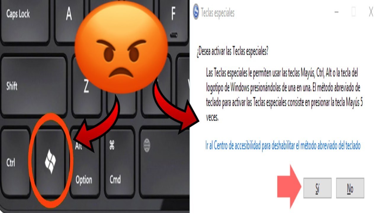 🤬DESACTIVAR TECLA DE WINDOWS Y TECLAS ESPECIALES DE WINDOWS🤬 - YouTube