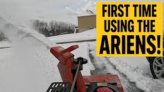 First Time Using the Ariens Snowblower — Did It Work?