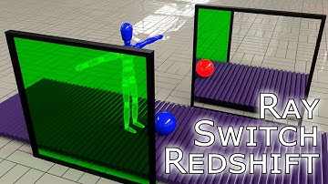 C4D / Redshift Ray Switch