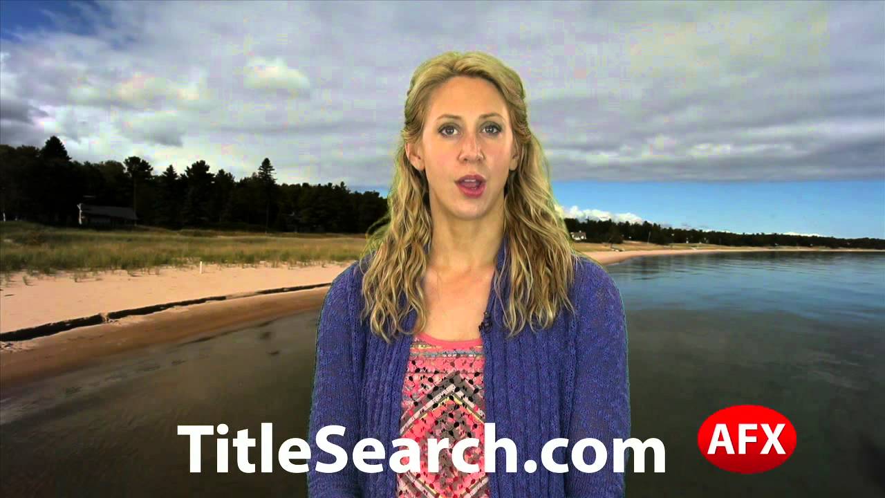 Property title records in Charlevoix County Michigan AFX YouTube