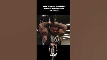 Cbum :- Best way to perform overhead rope extension for triceps #bodybuilding #motivation #cbum