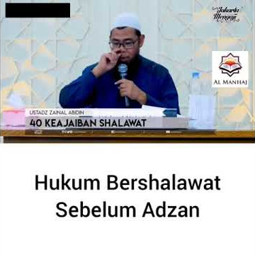 Cara hukum bershalawat sebelum adzan