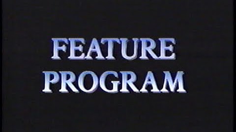 Feature Program – Walt Disney Home Video (1998) Company Logo (VHS Capture)