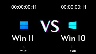 windows 10 vs windows 11 | speed test (version 23h2, 22h2)