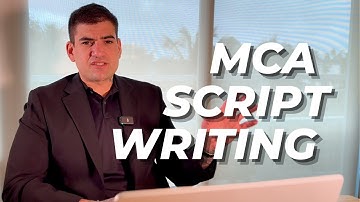 Merchant Cash Advance Script Writing — Proven MCA Sales Script