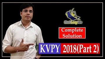 KVPY 2018 MATHS SOLUTION part 2