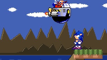 Sonic 1 8bit Overloaded Demo ⭐️ Sonic Fan Games ~ Walkthrough