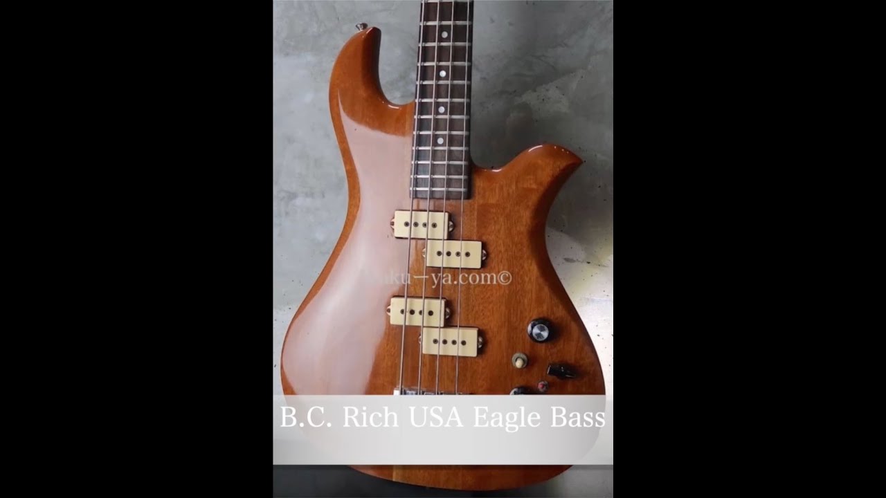 ベース B.C. RICH EAGLE BASS B.C.Rich '80 Eagle Bass - ナチュラル - ハイパーギターズ