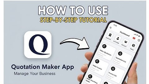 How to use Quotation Maker app (easy) || Complete Tutorial 