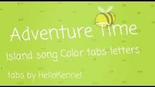 Adventure Time Island Theme Song Kalimba Tabs Youtube