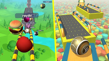 Going Balls Vs Action Balls All Levels Gameplay Android iOS #73