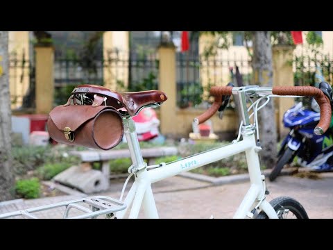 Video [DIY] Túi da treo yên xe đạp - youtube