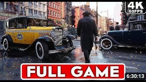 MAFIA DEFINITIVE EDITION Gameplay Walkthrough Part 1 FULL GAME [4K 60FPS] - No Commentary