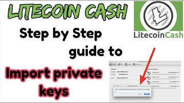 LitecoinCash How to Claim  |   Import Private Keys