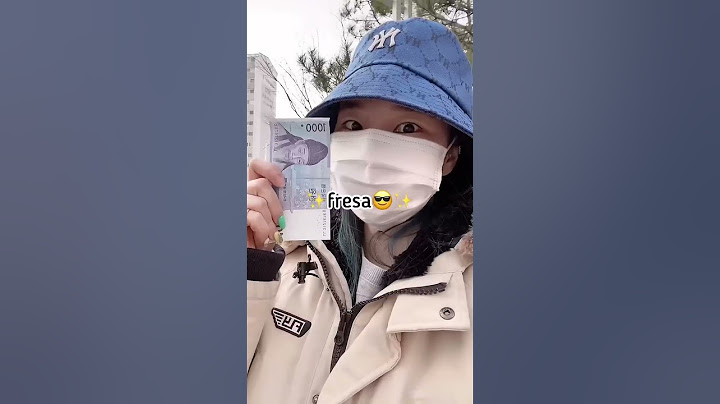 Qué puedes comprar con 1000 won en corea