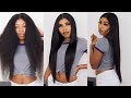 WATCH ME STRAIGHTEN AND TRIM MY NATURAL HAIR!