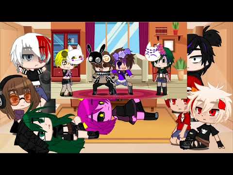 || mha react to Izuku Afton || Angst || Part 1/? short ||