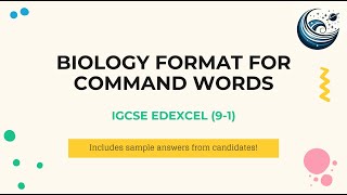 Last Minute Revision: Biology IGCSE Command Words Format