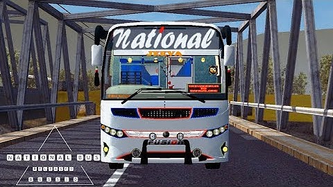 Released National Bus Mod In Bus Simulator Indonesia - Bussid Bus Mod - Bussid Car Mod - Bussid