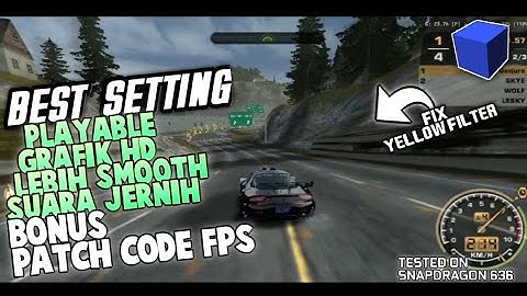 Best Settings game NFS Most Wanted Black Edition Versi Terbaru! - AetherSX2