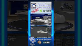 Aptera Solar Electric Vehicle LowPoly 3D Model - Learn 3D while you watch