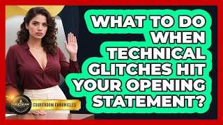 What To Do When Technical Glitches Hit Your Opening Statement? - Courtroom Chronicles
