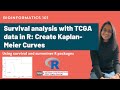 Survival analysis with tcga data in r  create kaplanmeier curves