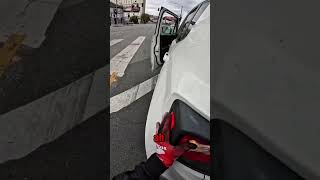 Broken down alone is the worst 😢 #losangeles #raw #ebike #car #street