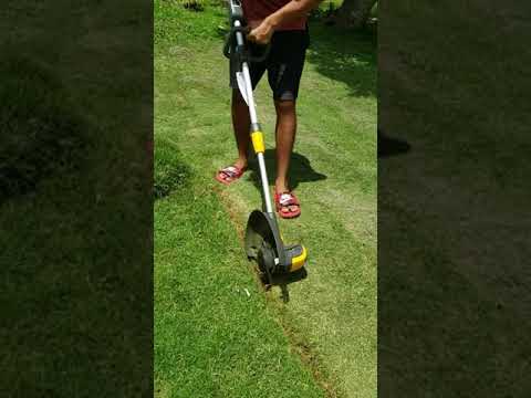 STIGA SGT 500 AE Battery Grass Trimmer with rotating head for vertical cut on edges