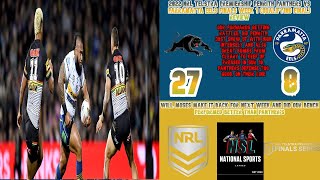 2022 NRL Telstra Premiership Penrith Panthers vs Parramatta Eels Finals Week 1 review
