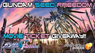 We're giving out FREE Gundam Seed Freedom Movie Tickets!! GIVEAWAY HYPE!