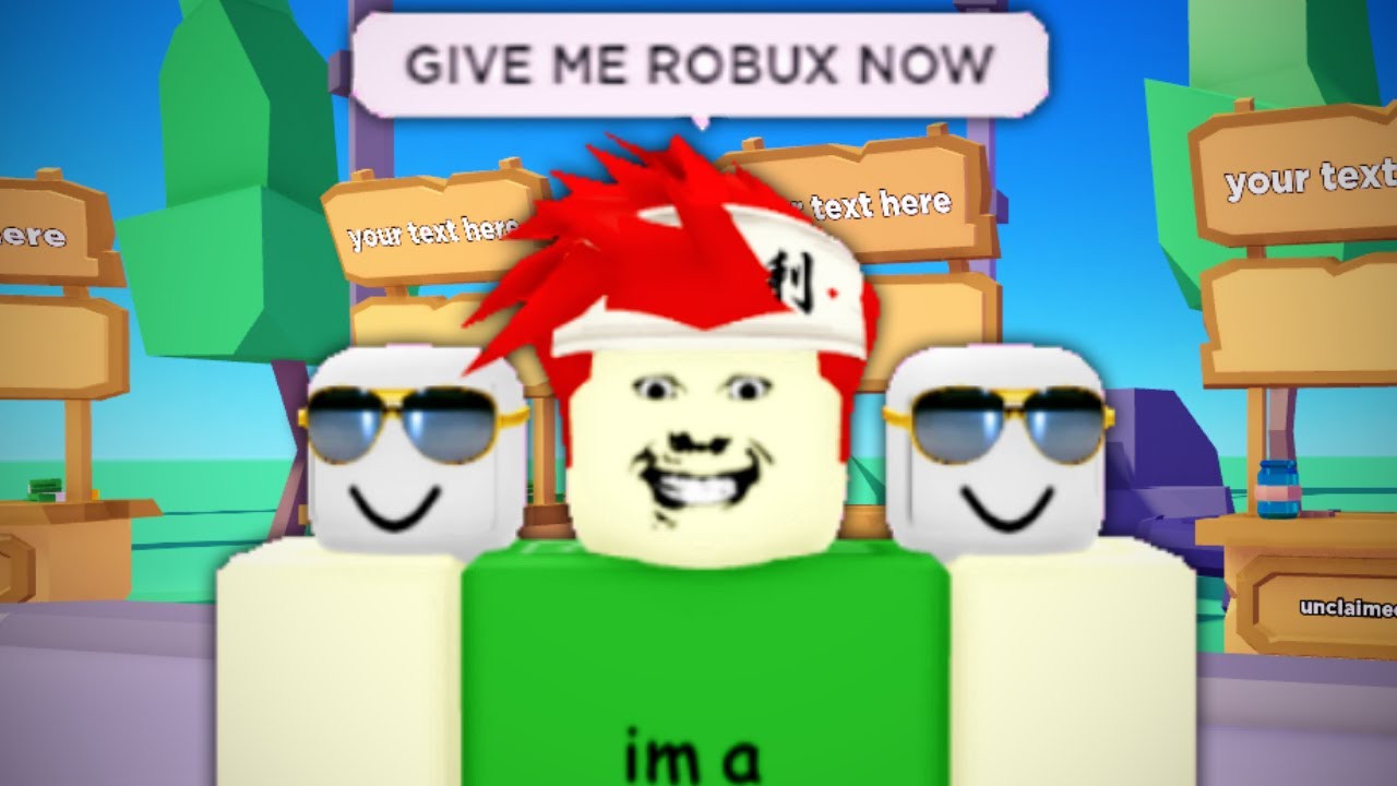 I was in a PLS DONATE game and i was donating robux but some noob roblox  moderator had to ban me for saying I gave u 2 robux i srs hate this