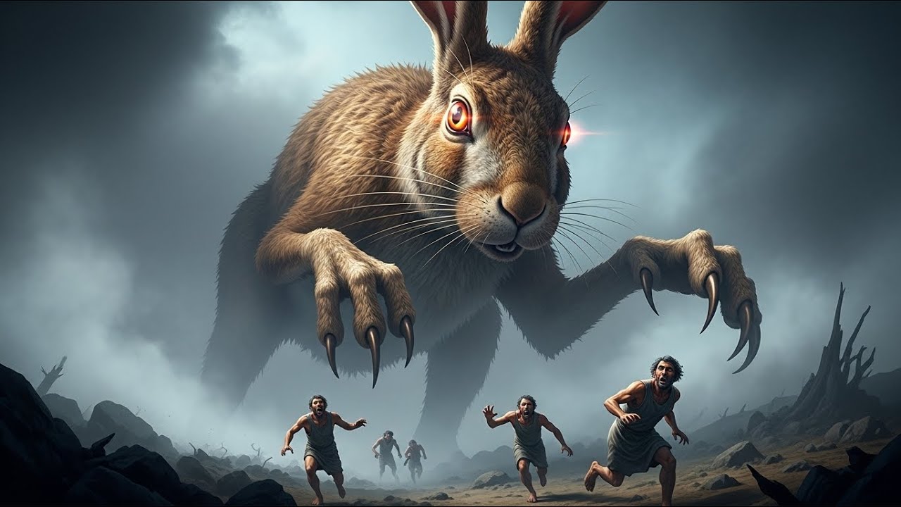 When Prehistoric humans Faced the GIANT RABBIT -The unforgotten Battle ...