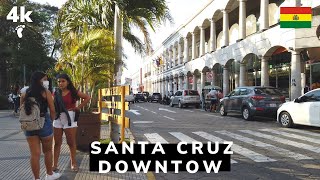 [4K] Walking in the downtown of the biggest city in Bolivia . 🇧🇴 Santa Cruz de La Sierra / 2022