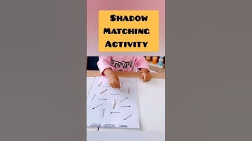 Shadow Matching  Activity  / #EarlyChildhoodEducation #FineMotorSkills #funskillcenter