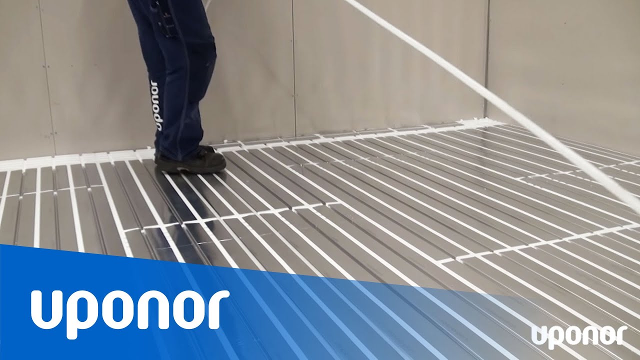 Installation af gulvvarme på eksisterende gulv med minimal ... Hittarp vitrine