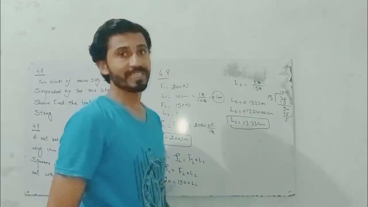 class-9-physics-chapter-4-lecture-12-numericals-4-8-to-4-9