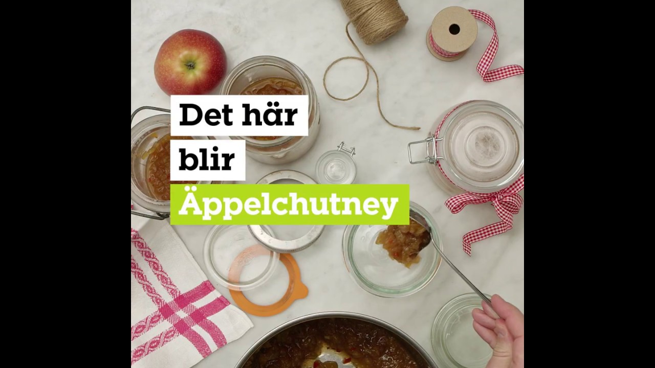 Äppelchutney – svinnsmart!