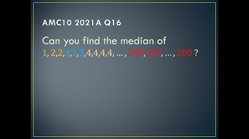 Inequality shrinkage technique to find the median of a special sequence - AMC10 2021A P16