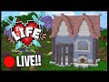 🔴 MINECRAFT X LIFE SMP LIVE!! | BUILDING MY DREAM HOUSE!! (NOT BARBIE..) | 5 HEART GANG..