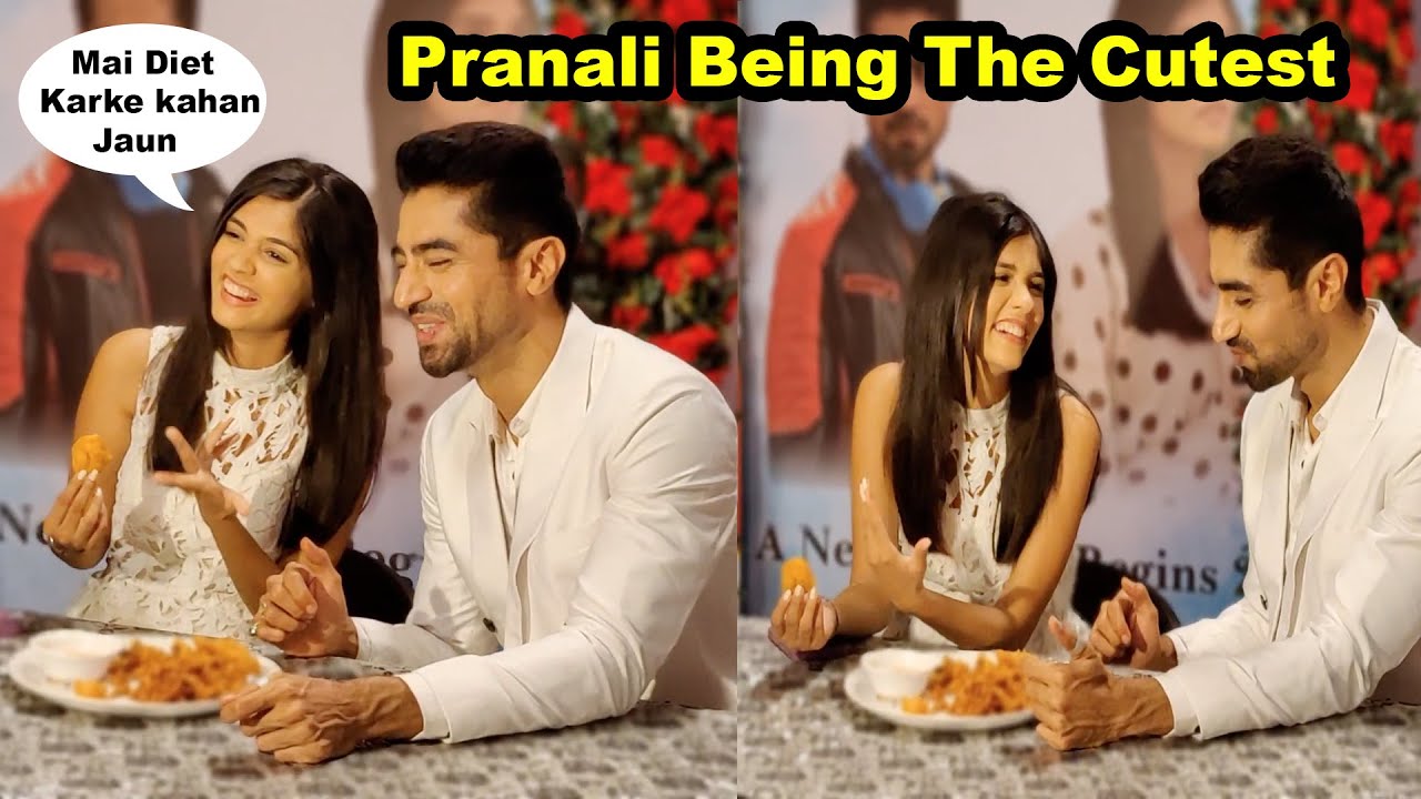 How Sweet Harshad Chopda and Pranali Rathod Cute Bond Having Their Meals From Same Plate