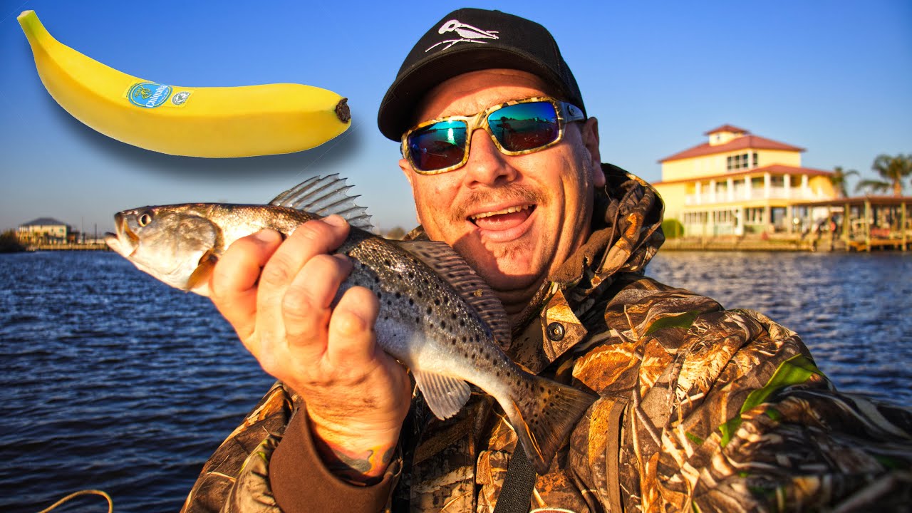 Are BANANAS ON BOARD really BAD Luck ( winter speckled trout fishing )