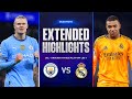 Manchester City Vs Real Madrid Extended Highlights UCL Knockout Phase Play Off Leg 1 CBS