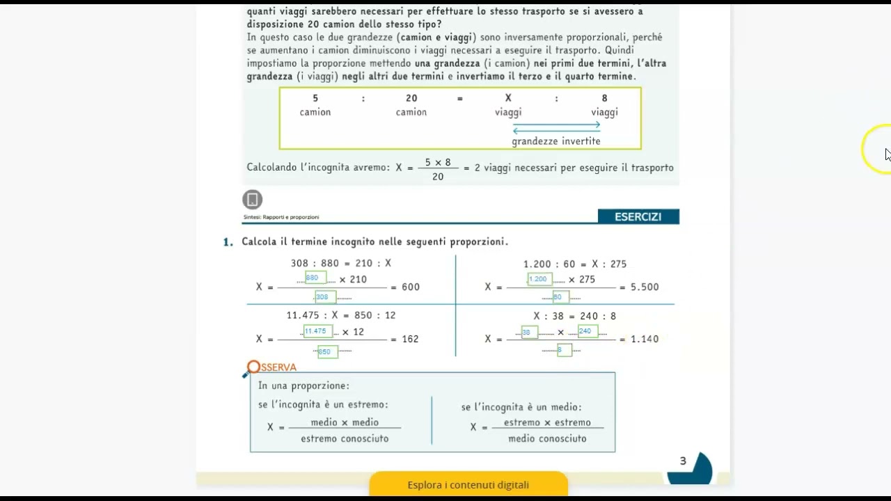 Rapporti e Proporzioni